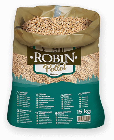 worek pelletu opałowego Robin do kupienia w Kargowej lub sklepie internetowym